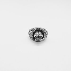 Polished 925 Sterling Silver Men's Ring, Size 13.25