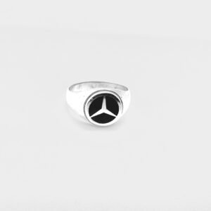 925 Sterling Silver Signet Ring for Men, Size 10