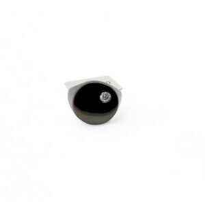 Bold Men's 925 Sterling Silver Zircon Gemstone Ring