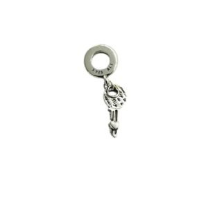 Handcrafted 925 Silver Key Charm