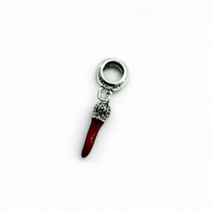 Red Chili Charm 925 Sterling Silver Charm for Bracelet Necklace