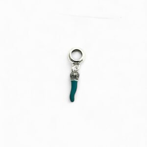 Blue Chili Charm 925 Sterling Silver Charm for Bracelet Necklace