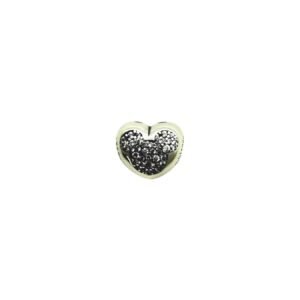 Brilliant Silver Cartoon Face Charm